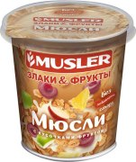 Заказать MUSLER Сухие завтраки Мюсли Злаки и фрукты 50 гр