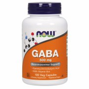 Заказать NOW GABA 500 мг + B-6 100 вег капс
