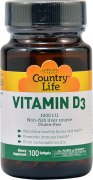 Заказать Country Life Vitamin D3 1,000 IU 100 softgels
