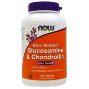 Заказать NOW Extra Strength Glucosamine Chondroitin 120 таб
