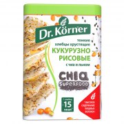 Заказать Dr.Korner Хлебцы 100 гр (Кукурузно-Рисовые С Чиа И Льном)