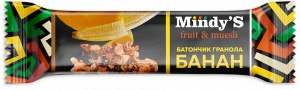 Заказать Mindy's Батончик гранола с фруктами 35 гр